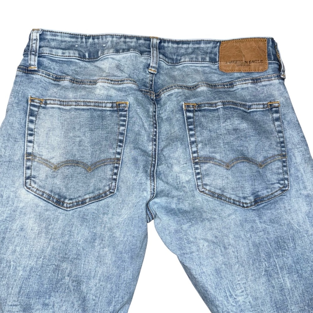 American Eagle Men’s Light Blue Denim Jeans 31x32 - Picture 4 of 4
